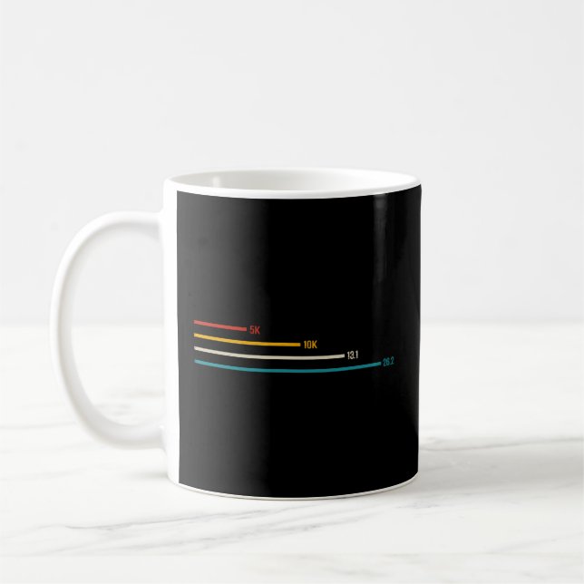 Running 262 Miles Marathoner Half Marathon Runner Coffee Mug (Left)