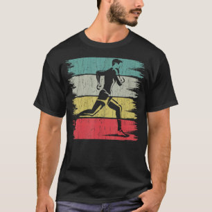 RUNNING 365 Vintage Retro Men Run Running Runner G T-Shirt