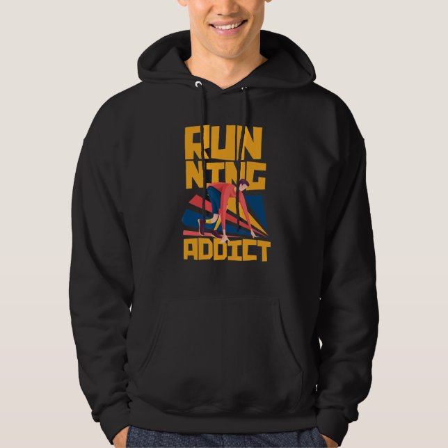 Running Addict Hoodie (Front)