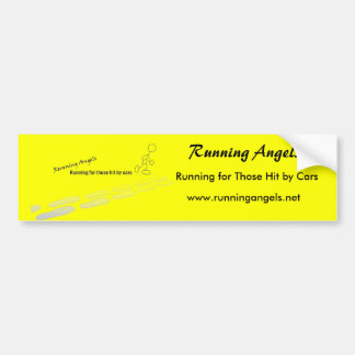 Running Angels Bumper Sticker