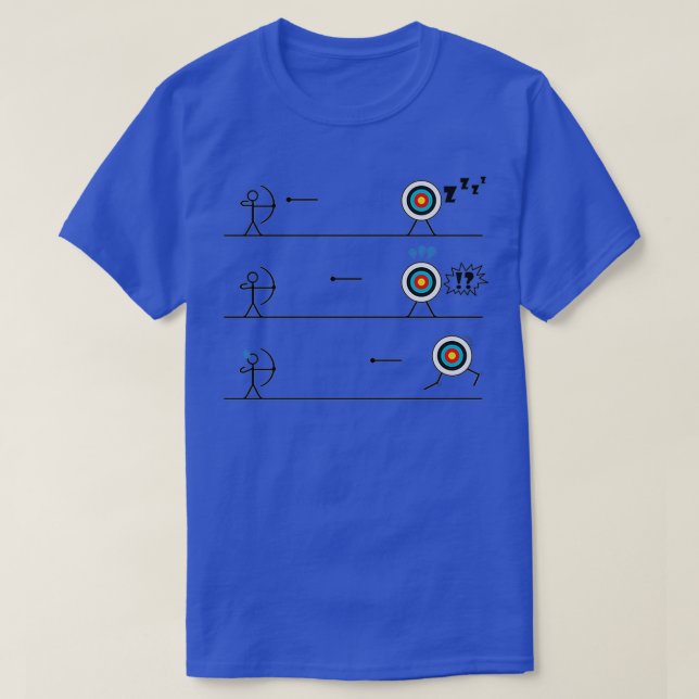 Running archery target T-Shirt (Design Front)