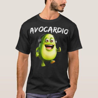 Running Avocado dio Avocardio ultra funny pun Runn T-Shirt