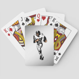 Running Back Football Player Playing Cards