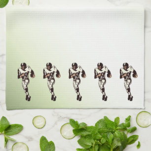 Running Back Football Player Tea Towel
