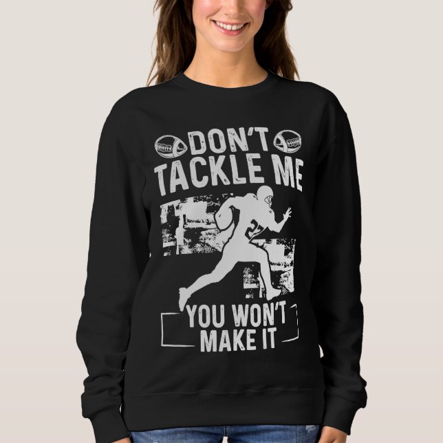 Running Back Touchdown Running Play Offensive Play Sweatshirt (Front)