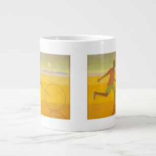 Running Boy 2010 Large Coffee Mug