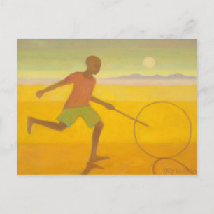 Running Boy 2010 Postcard