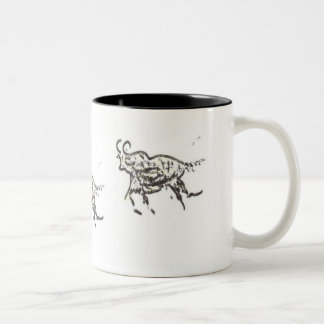 Running Bulls Two-Tone Coffee Mug