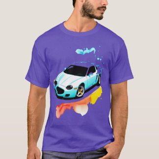 Running car retro friend T-Shirt