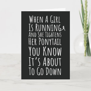 Running Cards For Girls For Her For Kids Children