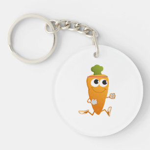 Running Carrot Key Ring