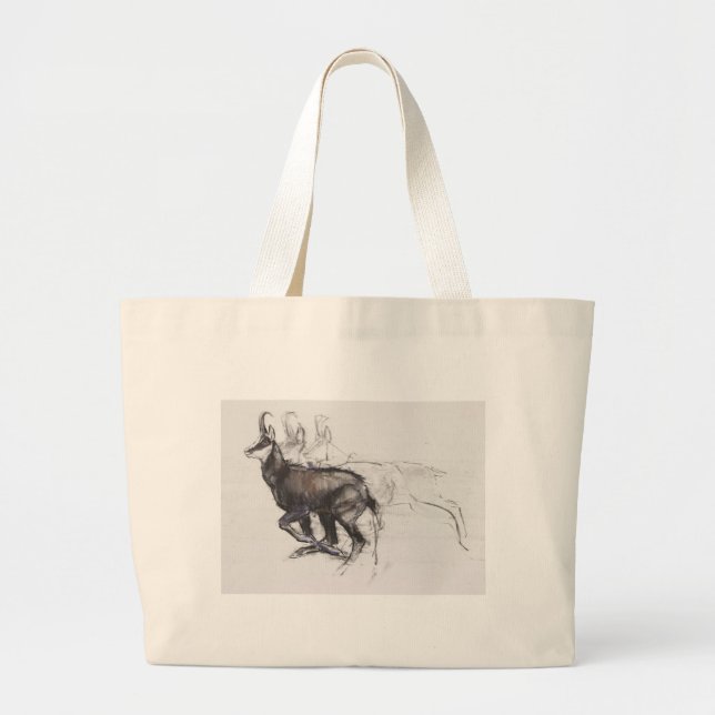 Running Chamois Large Tote Bag (Front)