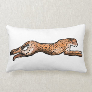 Running Cheetah Art Cushion