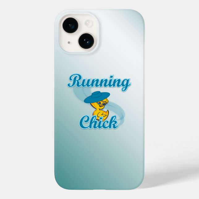 Running Chick #3 Case-Mate iPhone Case (Back)