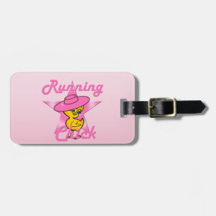 Running Chick #8 Luggage Tag