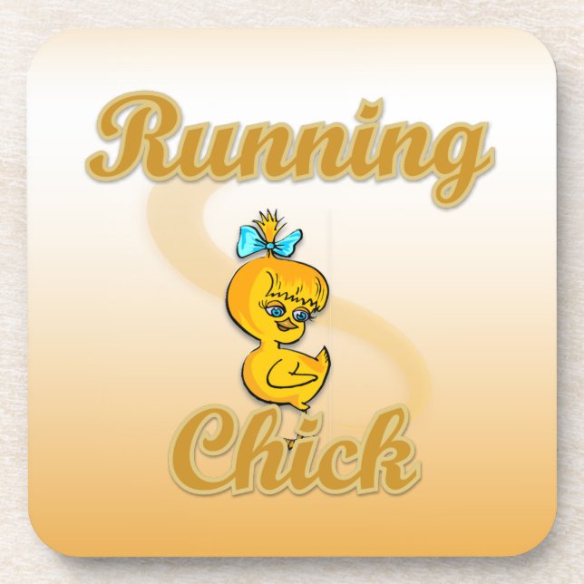 Running Chick Coaster (Front)