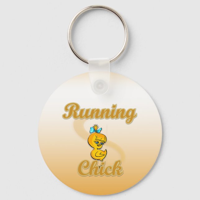 Running Chick Key Ring (Front)