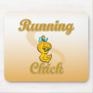 Running Chick Mouse Pad