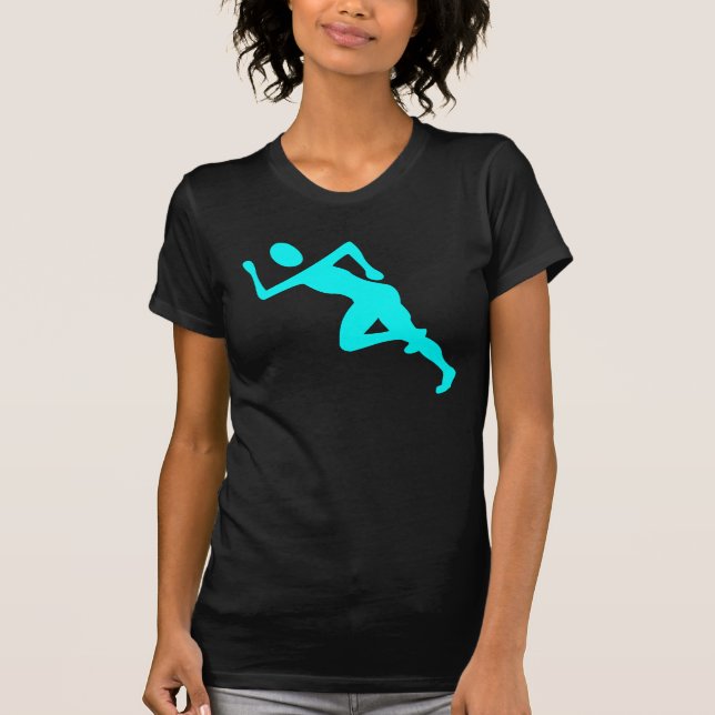 Running - Cyan T-Shirt (Front)