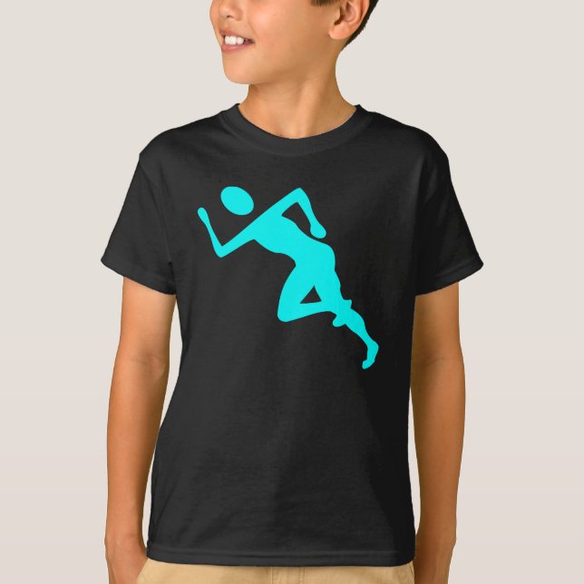 Running - Cyan T-Shirt (Front)