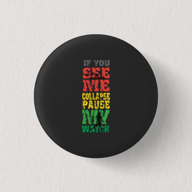 Running Cycling Gift 3 Cm Round Badge (Front)