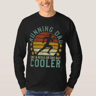 Running Dad Funny Marathon Runner Father's Day Gif T-Shirt