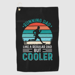 Running Dad Golf Towel