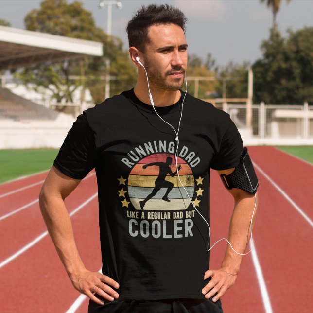 Running Dad Like a Regular Dad But Cooler T-Shirt (Creator Uploaded)