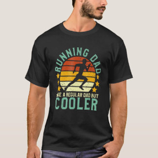 Running Dad  Marathon Runner Father's Day Fun T-Shirt