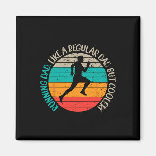 Running Dad S Biathlon Runner Marathon For Fathers Magnet