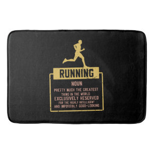 Running Definition Bath Mat