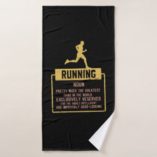 Running Definition Bath Towel