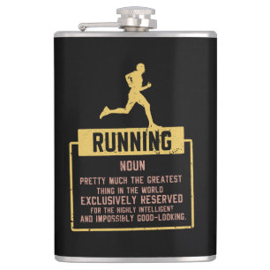 Running Definition Hip Flask