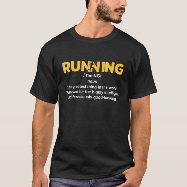 Running Definition I 5k Marathon Runner T-Shirt (Front)