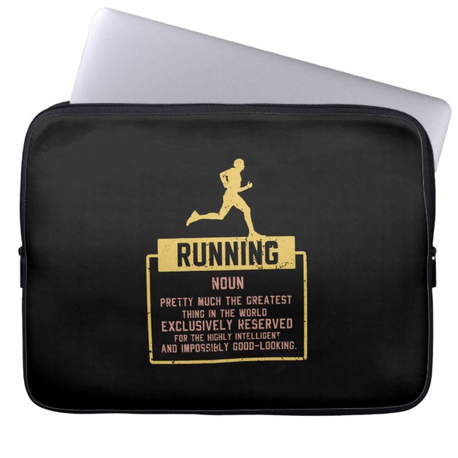 Running Definition Laptop Sleeve (Front)