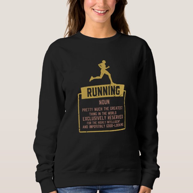 Running Definition Sweatshirt (Front)