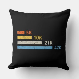 Running Distances II - 5K 10K 21K 42K Marathoner Cushion