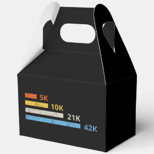 Running Distances II - 5K 10K 21K 42K Marathoner Favour Box