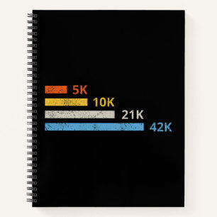 Running Distances II - 5K 10K 21K 42K Marathoner Notebook