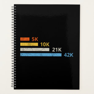 Running Distances II - 5K 10K 21K 42K Marathoner Planner