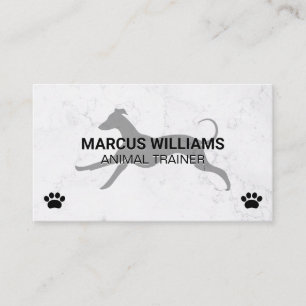 Running Dog   Animal Services Business Card
