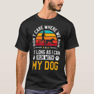 Running Dog Personal Trainer Doggy Sports Runner P T-Shirt