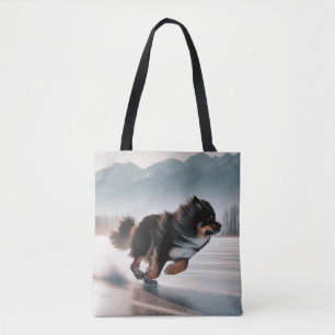 Running Dog Tote Bag