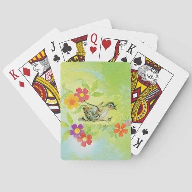 Running Duckling Playing Cards (Back)
