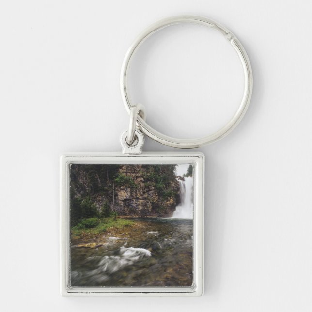 Running Eagle Falls aka Trick Falls in the Two Key Ring (Front)
