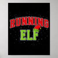 Running Elf Christmas Family Matching Group Xmas R