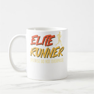 Running Elite Runner Please Do Not Pass Funny Mara Coffee Mug