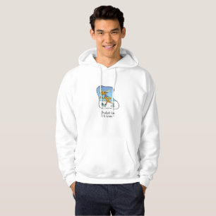 Running Exercise Reindeer Christmas Hoodie