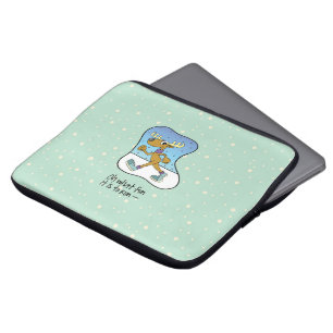 Running Exercise Reindeer Christmas Laptop Sleeve