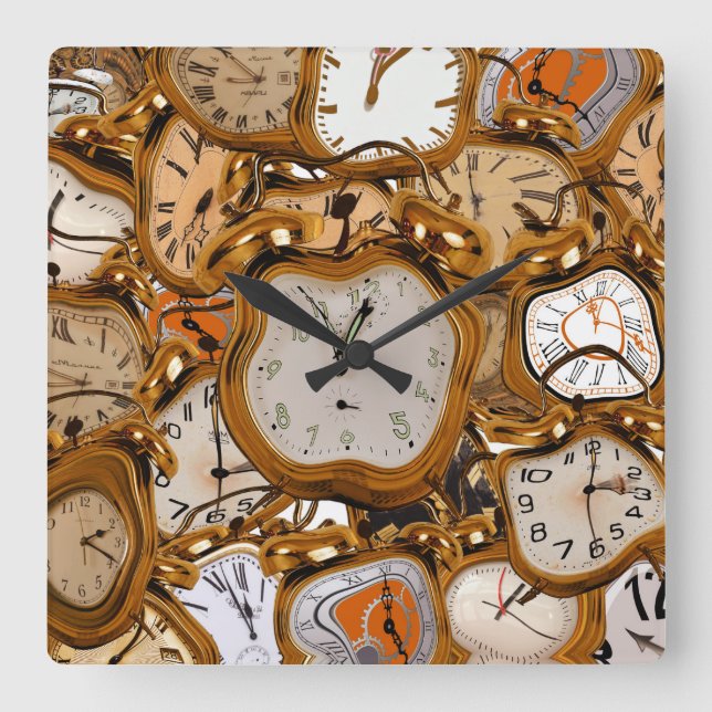 Running Flowing Time Clock Watch Club Bar Room (Front)